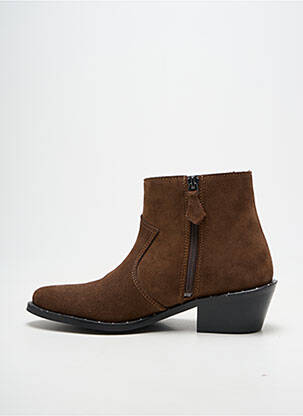 Bottines/boots bout pointu talon de 4 à 6cm marron I.CODE (By IKKS) femme