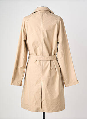 Trench tissage popeline sans capuche beige JENSEN femme