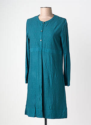 Chemise de nuit stretch vert IMPETUS femme