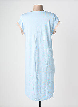 Chemise de nuit imprimé pois bleu IMPETUS femme