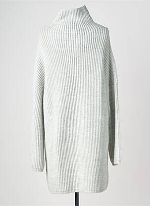 Robe pull resserrée sur le bas manches longues gris DRESS ADDICT femme