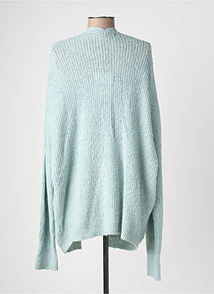 Gilet manches longues resserrée sur le bas vert DRESS ADDICT femme
