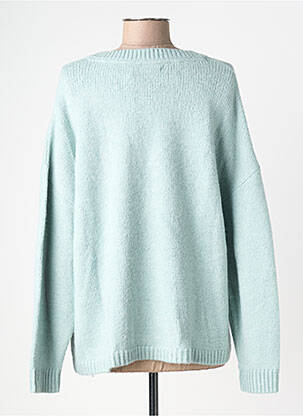 Pull col v manches longues vert DRESS ADDICT femme