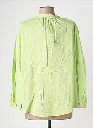 Chemisier coupe cintrée manches longues vert POMODORO femme