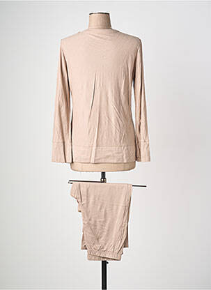 Pyjama tissage jersey marron IMPETUS femme