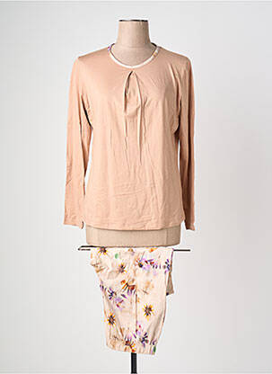 Pyjama tissage jersey beige IMPETUS femme