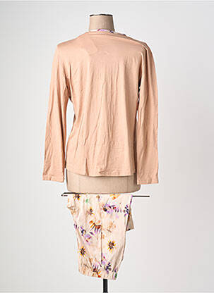 Pyjama tissage jersey beige IMPETUS femme