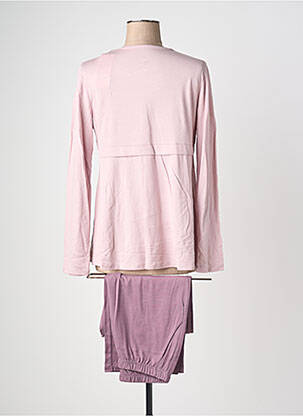 Pyjama col v violet IMPETUS femme