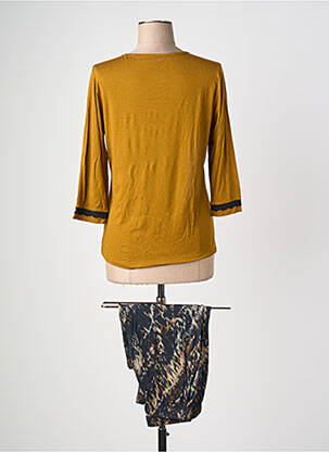 Pyjama tissage jersey jaune IMPETUS femme