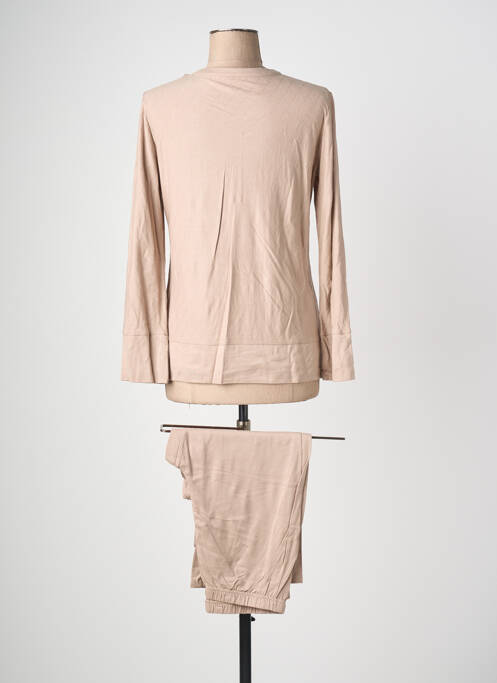 Pyjama tissage jersey marron IMPETUS femme