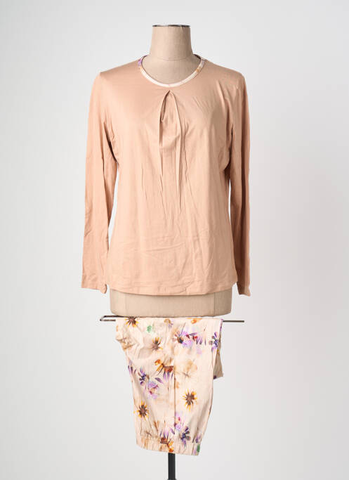 Pyjama tissage jersey beige IMPETUS femme