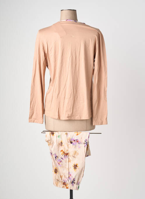 Pyjama tissage jersey beige IMPETUS femme