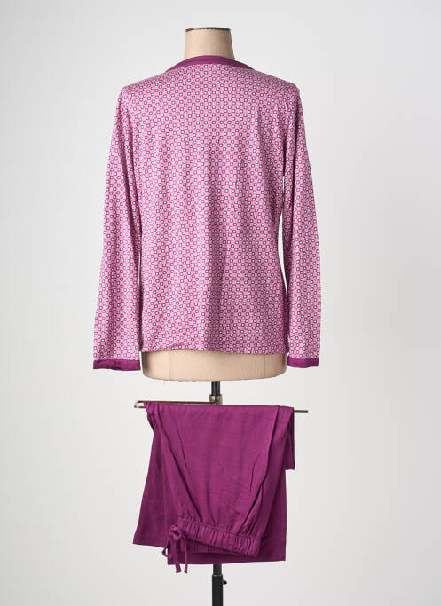Pyjama tissage jersey violet IMPETUS femme