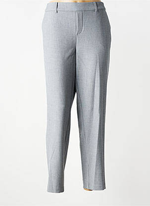 Pantalon droit taille élastique taille normale gris CISO femme