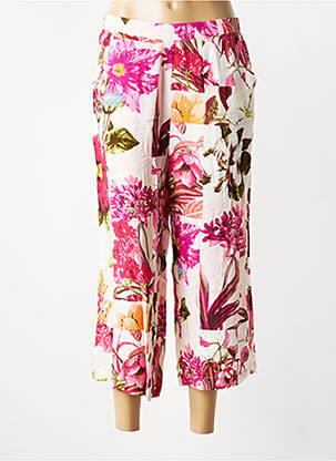Pantacourt poches rose POMODORO femme