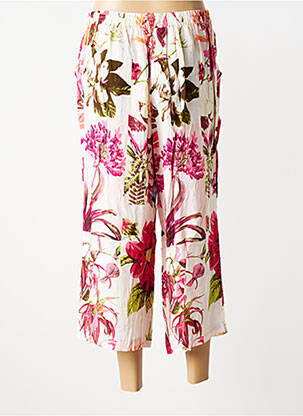 Pantacourt poches rose POMODORO femme