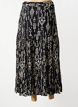 Jupe longue coupe fluide noir POMODORO femme
