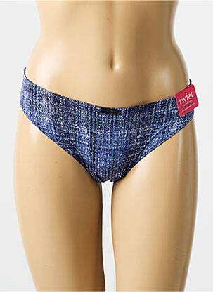 Culotte effet matière satinée bleu PRIMADONNA femme