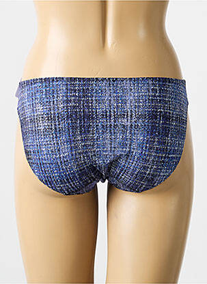 Culotte effet matière satinée bleu PRIMADONNA femme