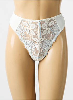 String effet matière satinée beige EMPREINTE femme