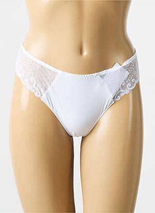Tanga tissage satiné blanc SIMONE PERELE femme