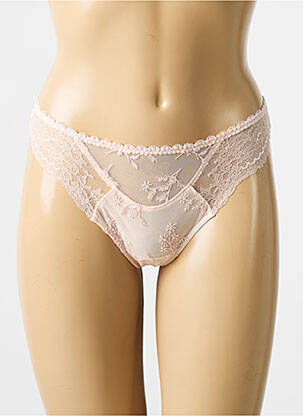 Tanga stretch rose LISE CHARMEL femme