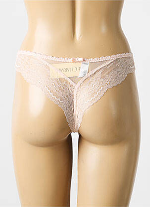 Tanga stretch rose LISE CHARMEL femme