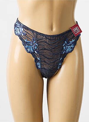 String effet matière satinée bleu MARIE JO femme