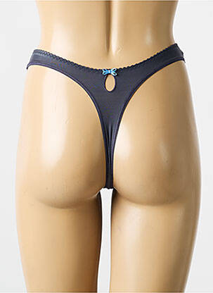 String effet matière satinée bleu MARIE JO femme