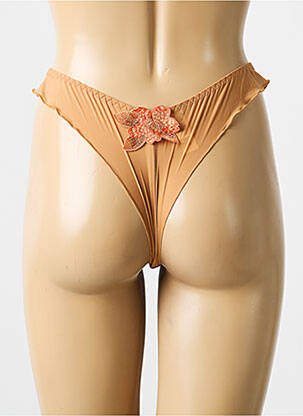 Tanga stretch orange BARBARA femme