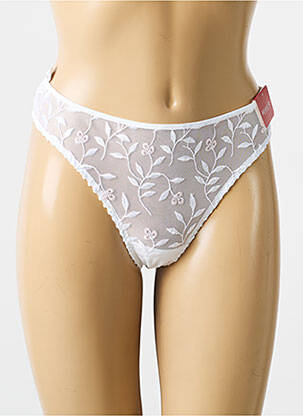 String stretch blanc MARIE JO femme