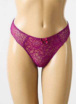 Culotte effet matière satinée violet AUBADE femme