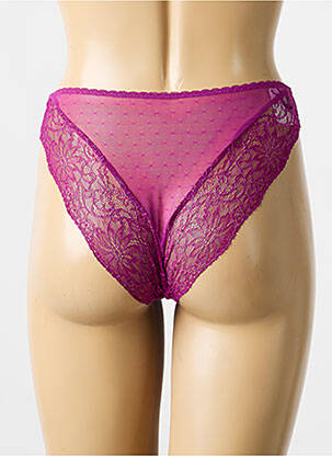 Culotte effet matière satinée violet AUBADE femme