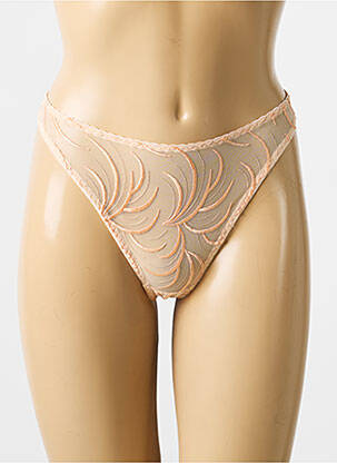 Tanga stretch orange BARBARA femme