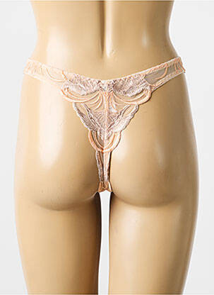 Tanga stretch orange BARBARA femme