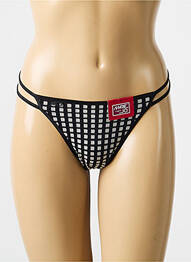 String imprimé vichy noir MARIE JO femme