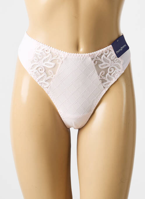 String tissage satiné rose PRIMADONNA femme