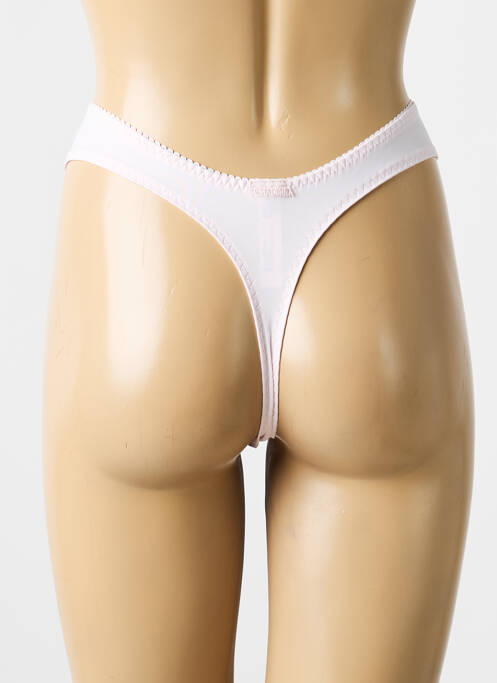 String tissage satiné rose PRIMADONNA femme