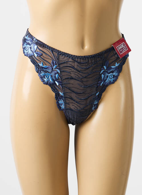 String effet matière satinée bleu MARIE JO femme