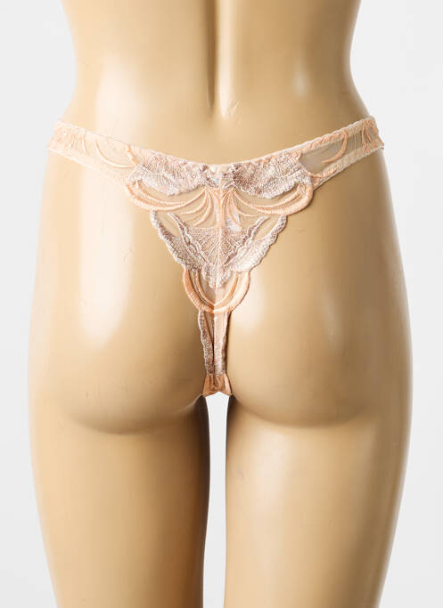 Tanga stretch orange BARBARA femme