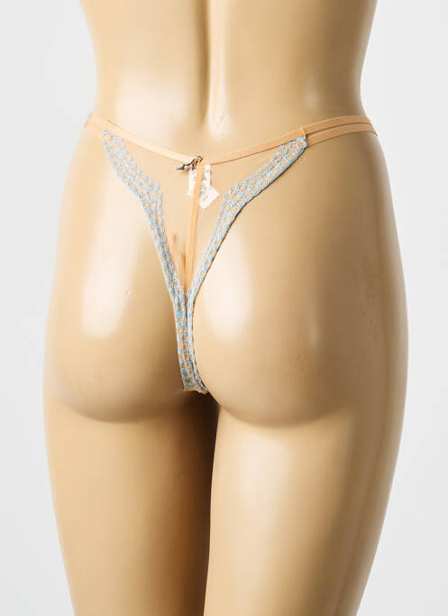 Tanga stretch orange BARBARA femme