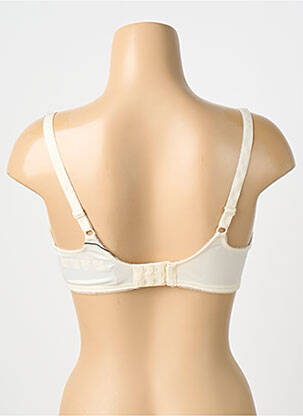 Soutien-gorge effet matière satinée haut soutien-gorge emboitant beige EMPREINTE femme
