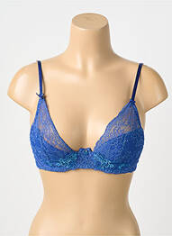 Soutien-gorge légère et transparente haut soutien-gorge moulé bleu LISE CHARMEL femme
