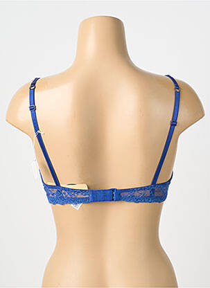 Soutien-gorge légère et transparente haut soutien-gorge moulé bleu LISE CHARMEL femme