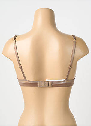 Soutien-gorge effet matière satinée haut soutien-gorge moulé chair LISE CHARMEL femme