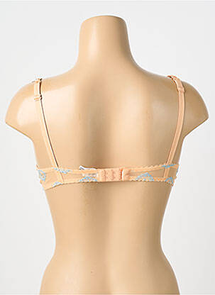 Soutien-gorge légère et transparente haut soutien-gorge moulé orange BARBARA femme