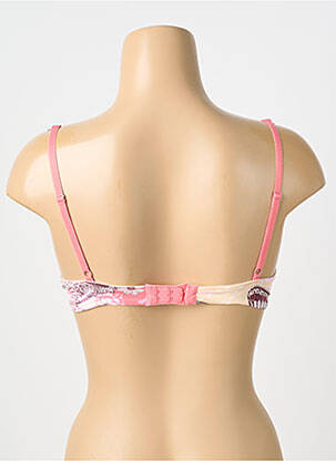Soutien-gorge effet matière satinée haut soutien-gorge moulé rose SIMONE PERELE femme