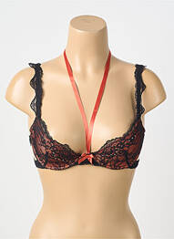 Soutien-gorge légère et transparente haut soutien-gorge moulé orange LISE CHARMEL femme