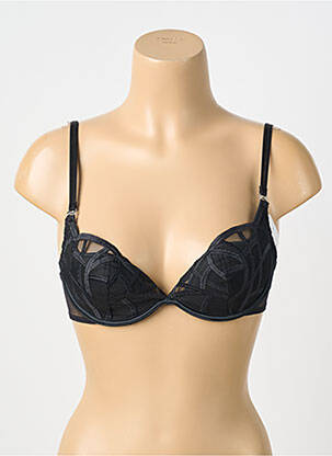 Soutien-gorge légère et transparente haut soutien-gorge moulé noir IMPLICITE femme