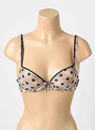 Soutien-gorge effet matière satinée haut soutien-gorge moulé chair MARIE JO femme